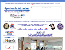 Tablet Screenshot of londonapartmentservice.com